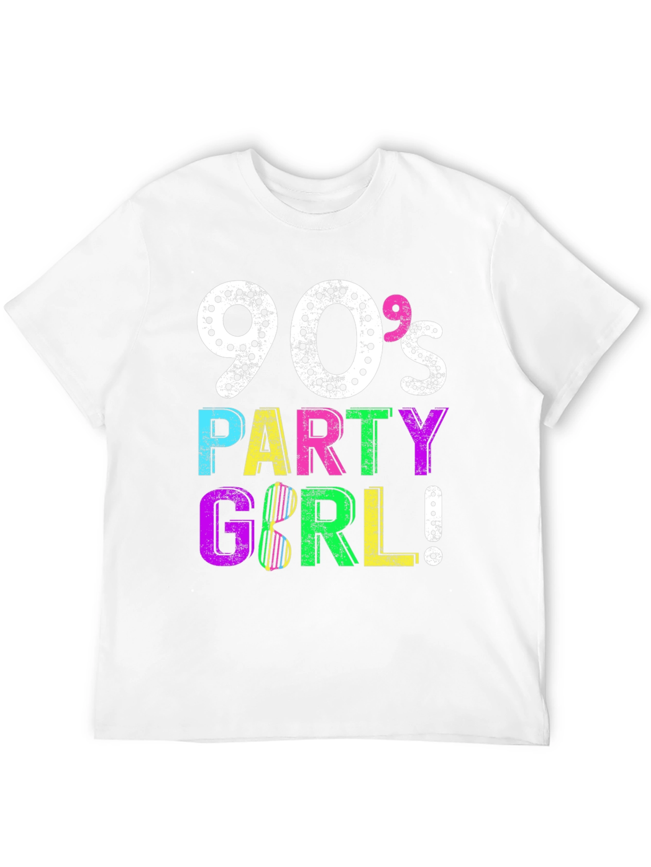 90s Party Girl Graphic Tee - Retro Style!