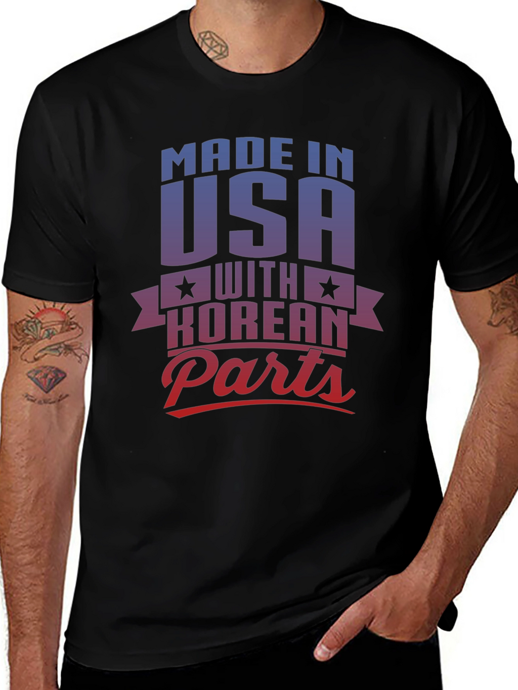 Made in USA with Korean Parts T-Shirt