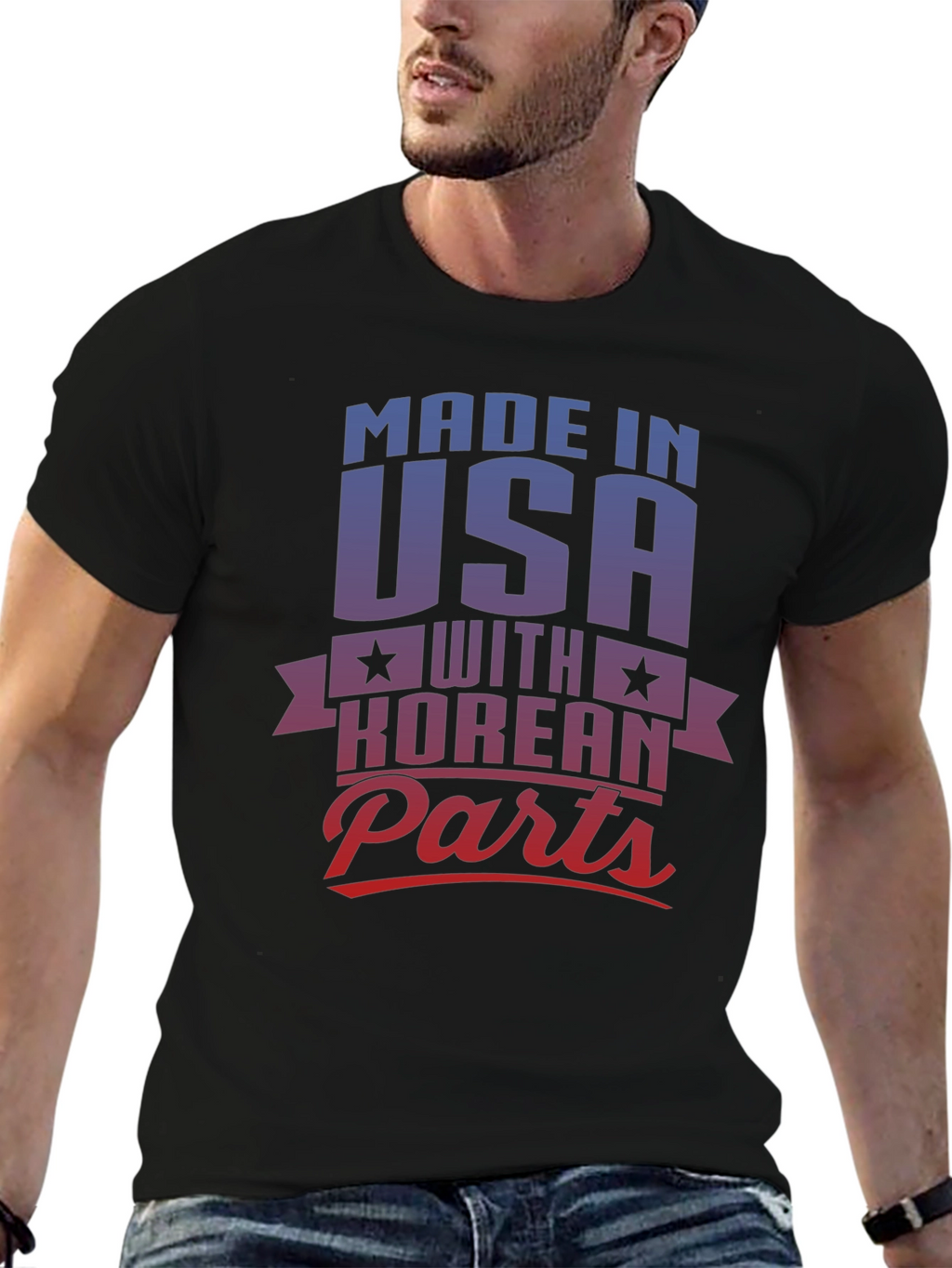 Made in USA with Korean Parts T-Shirt