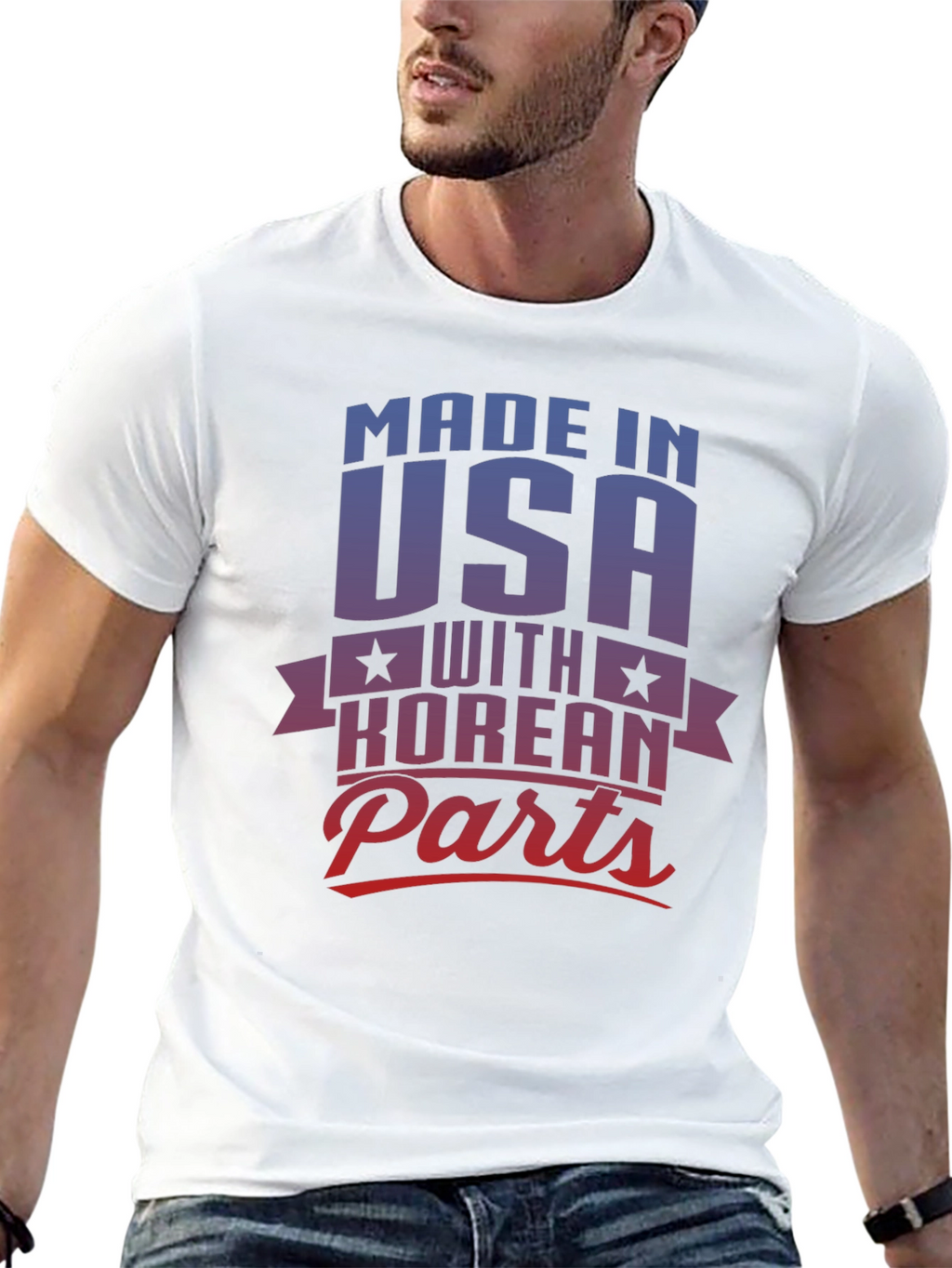 Made in USA with Korean Parts T-Shirt