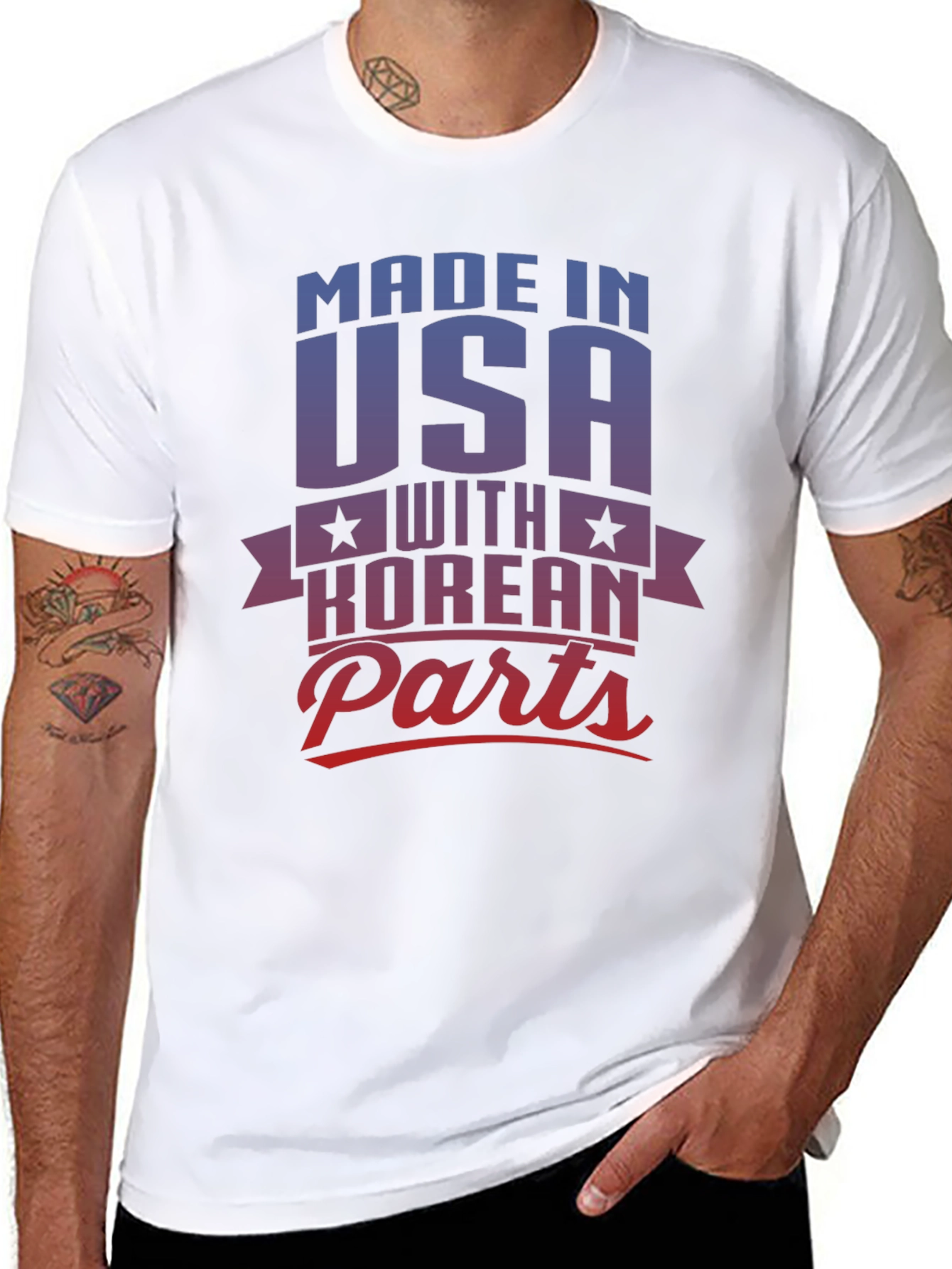 Made in USA with Korean Parts T-Shirt