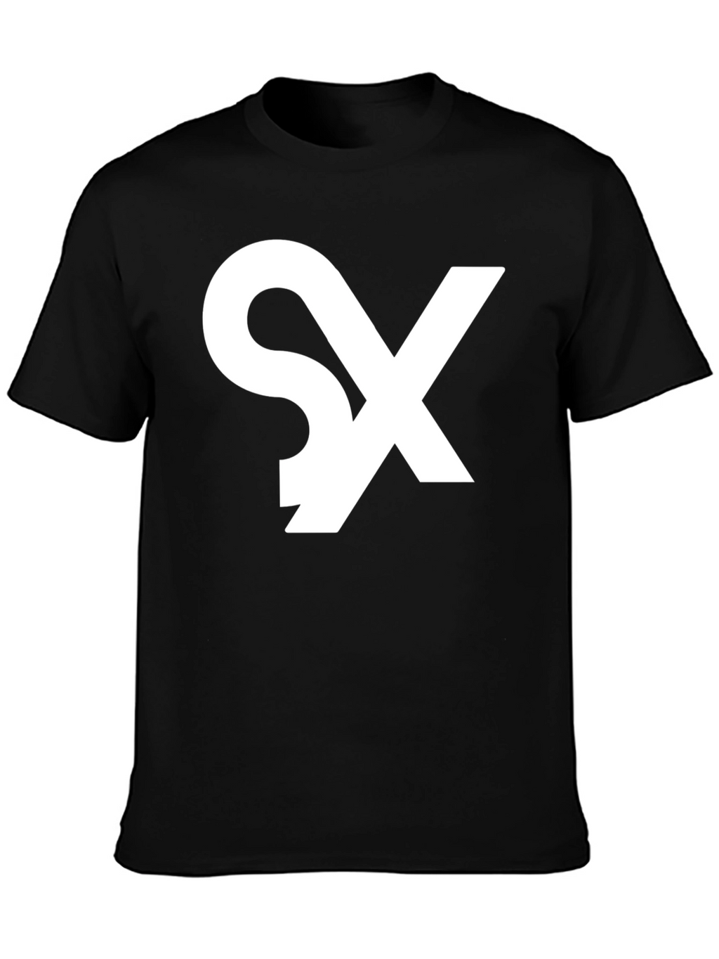 Modern SX Graphic Print Black T-Shirt