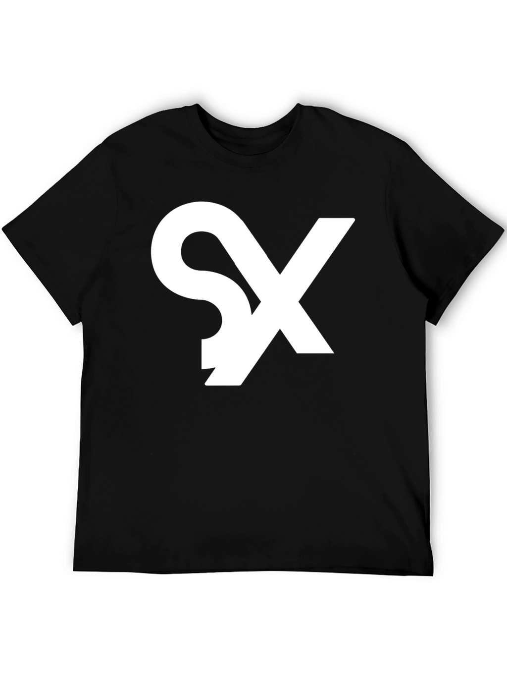 Modern SX Graphic Print Black T-Shirt