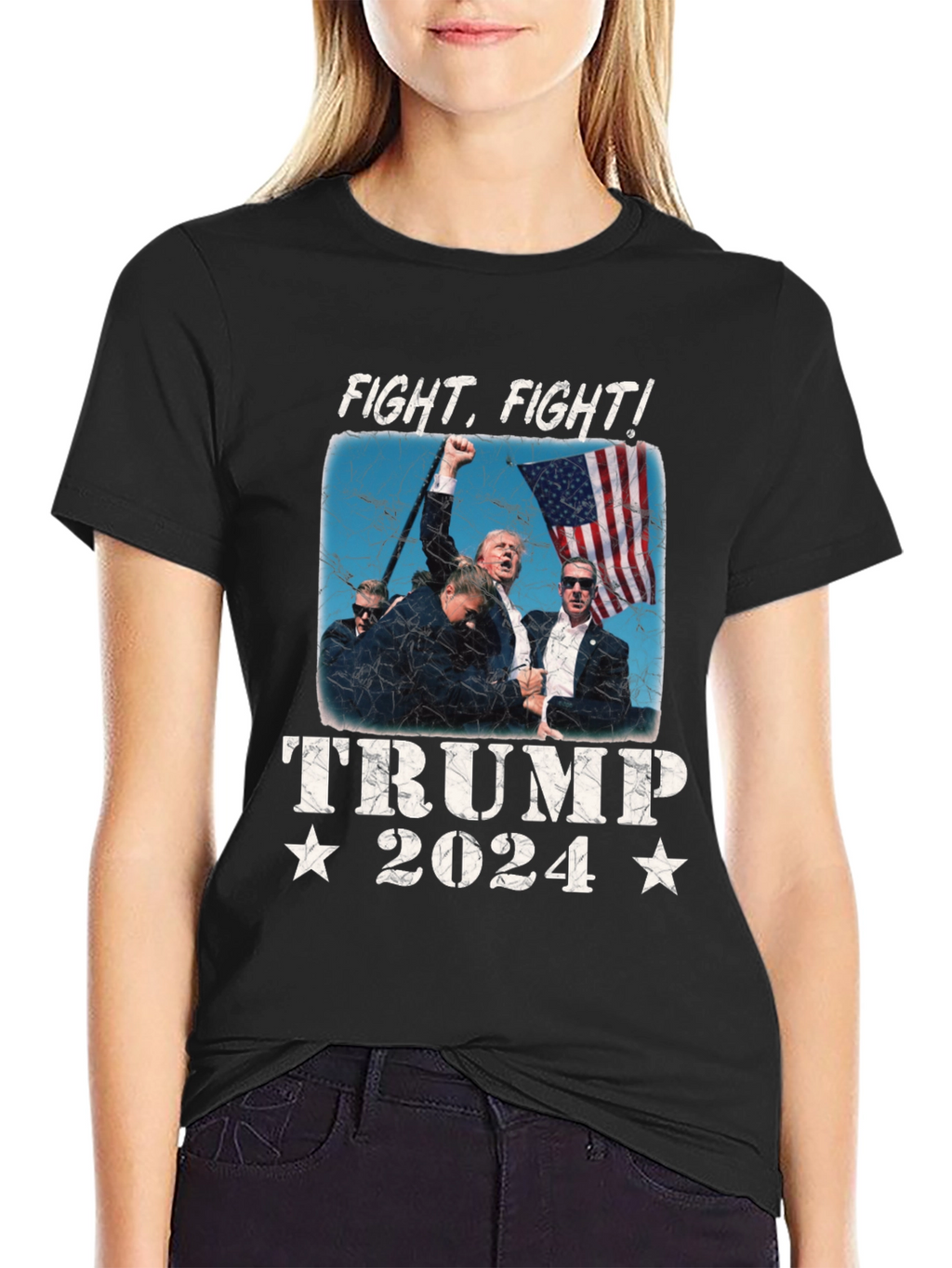 Fight! Trump 2024 Graphic T-Shirt