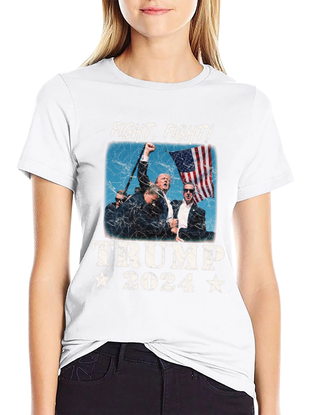 Fight! Trump 2024 Graphic T-Shirt