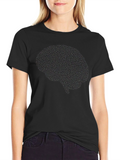 Abstract Brain Tee - Modern Minimalist Design