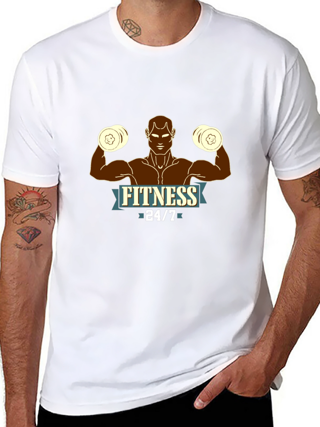 Fitness 24/7 Graphic T-Shirt