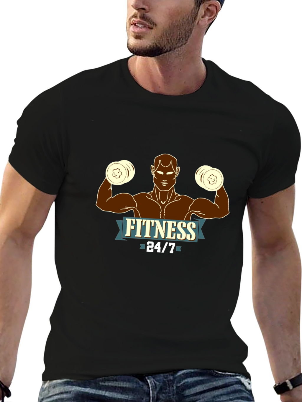 Fitness 24/7 Graphic T-Shirt