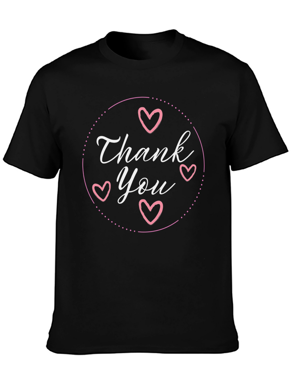 Thank You Hearts Graphic T-Shirt