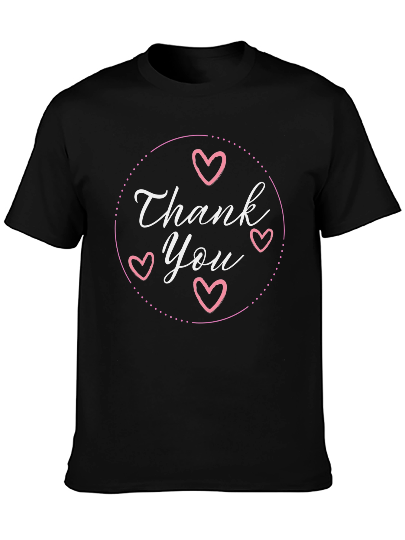 Thank You Hearts Graphic T-Shirt