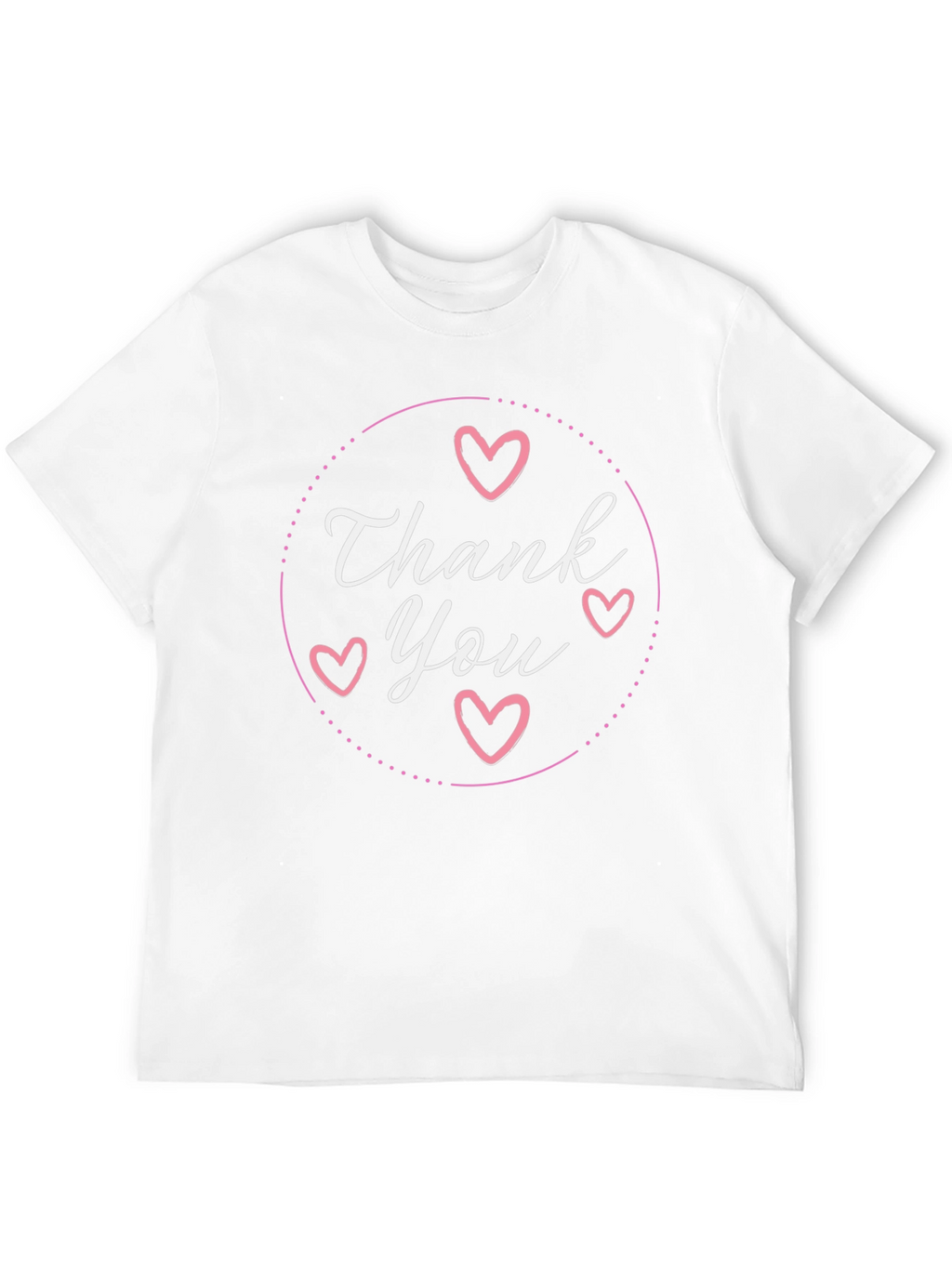 Thank You Hearts Graphic T-Shirt