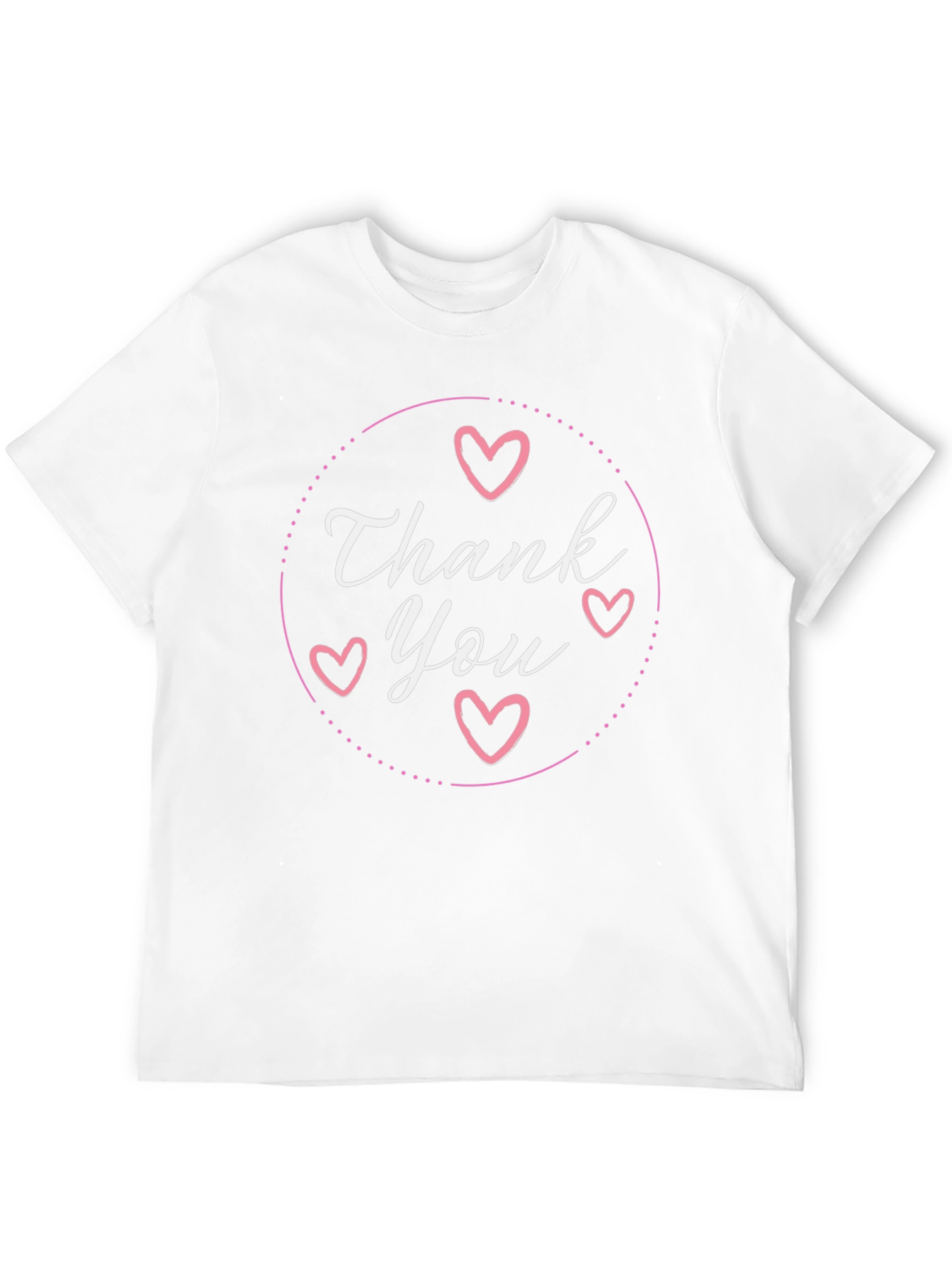 Thank You Hearts Graphic T-Shirt