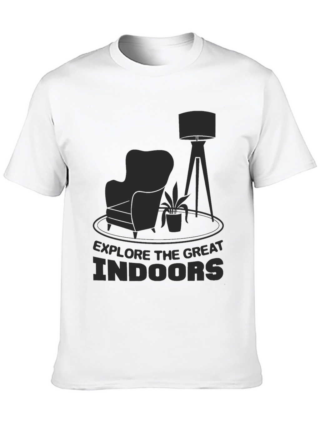 Explore The Great Indoors Graphic T-Shirt