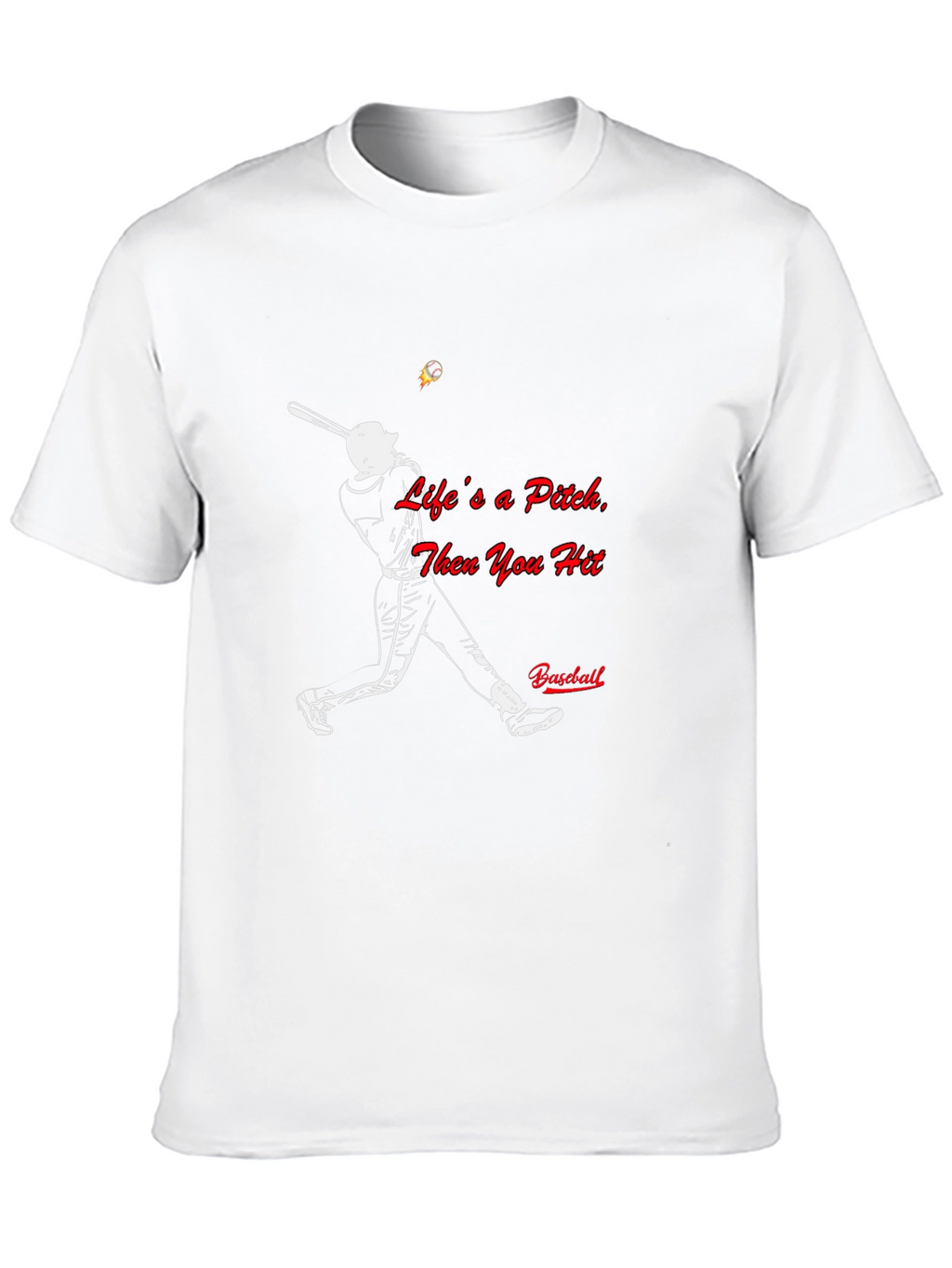 Baseball Life Pitch Black T-Shirt