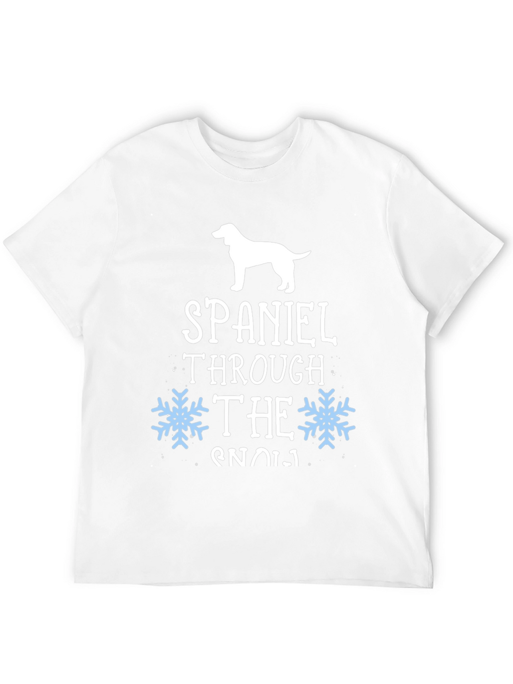 Spaniel Through the Snow T-Shirt