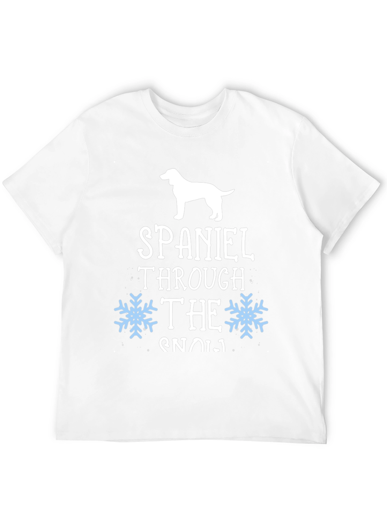 Spaniel Through the Snow T-Shirt