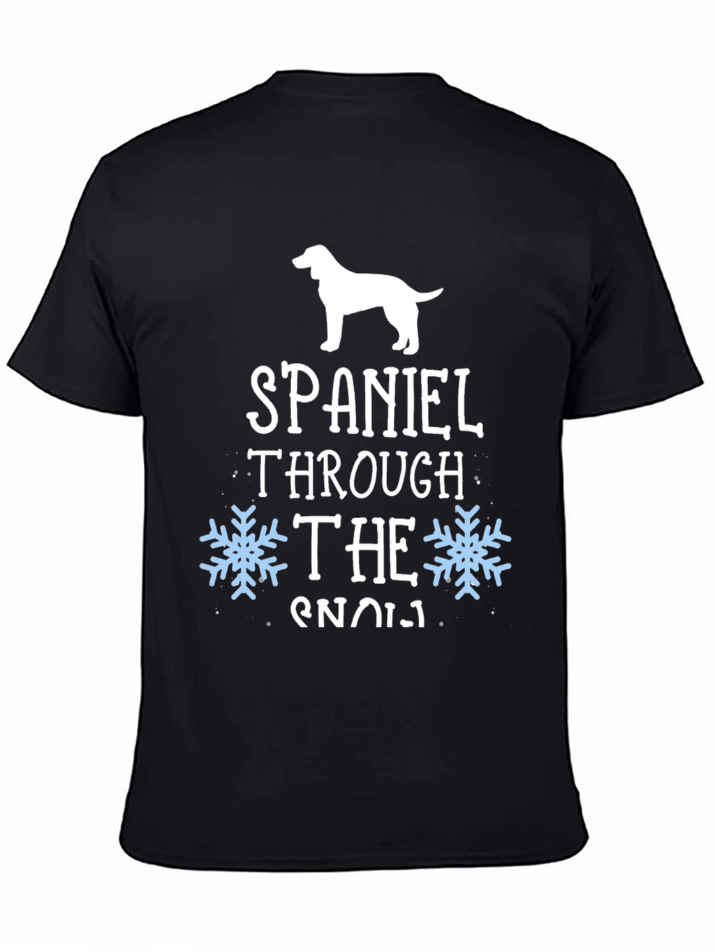 Spaniel Through the Snow T-Shirt