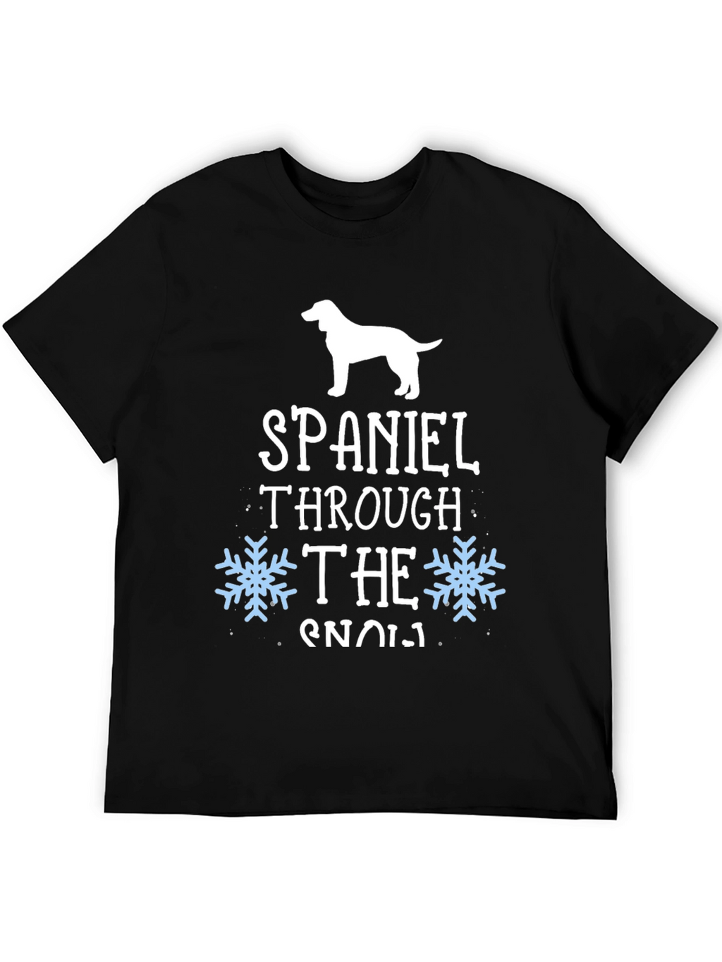 Spaniel Through the Snow T-Shirt