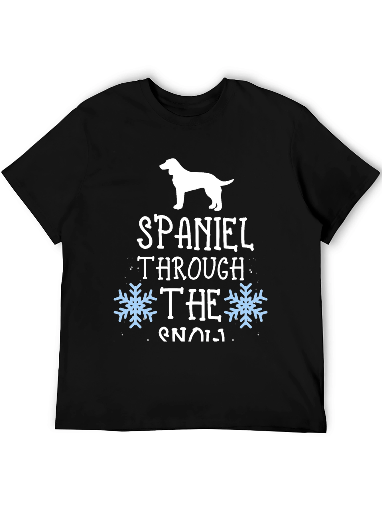 Spaniel Through the Snow T-Shirt
