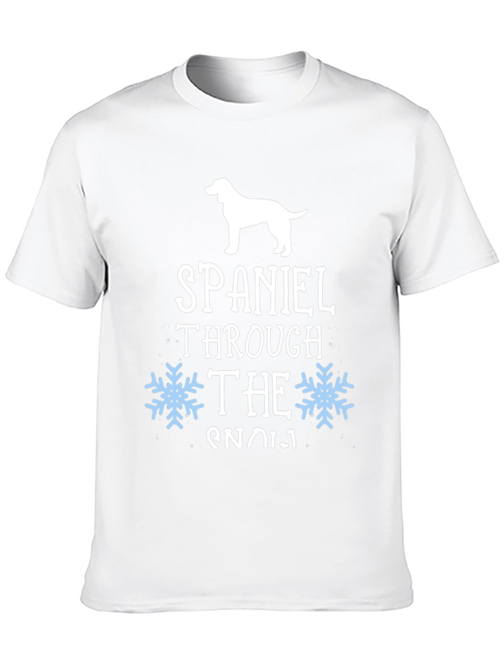 Spaniel Through the Snow T-Shirt