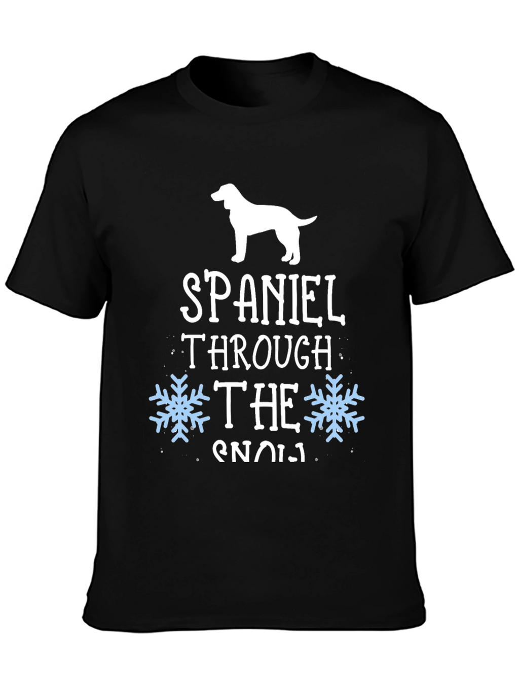 Spaniel Through the Snow T-Shirt