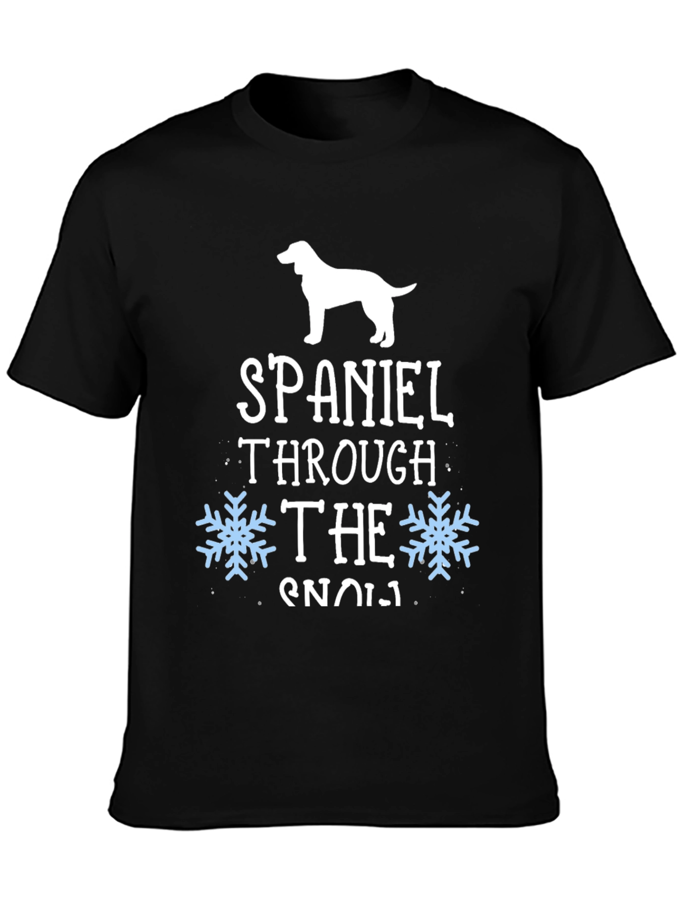 Spaniel Through the Snow T-Shirt