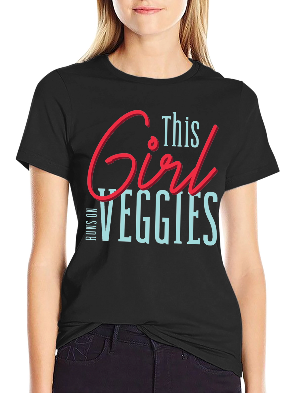 This Girl Runs on Veggies T-Shirt