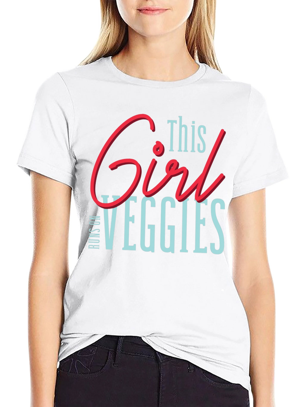 This Girl Runs on Veggies T-Shirt