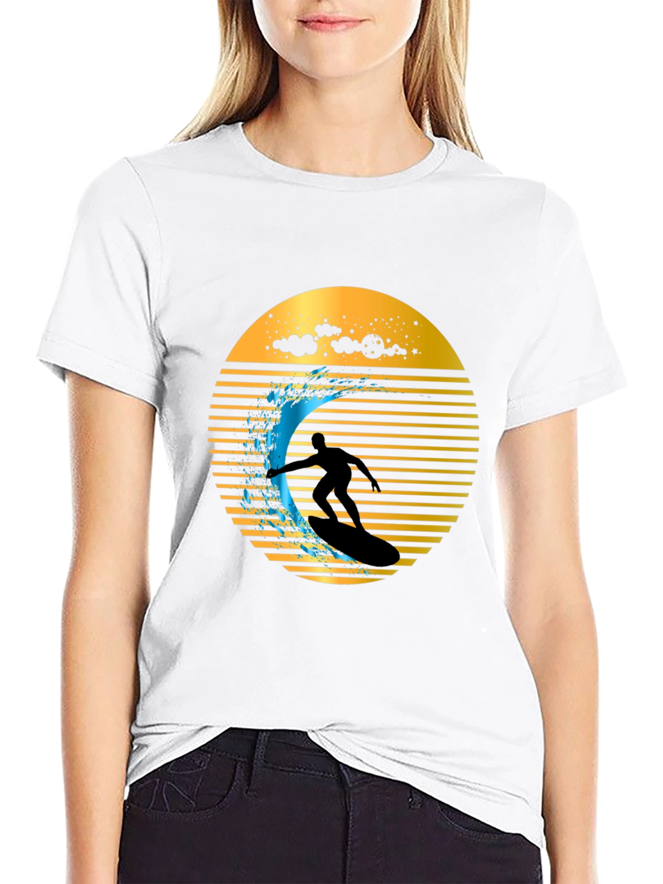 Retro Surfer Graphic Tee