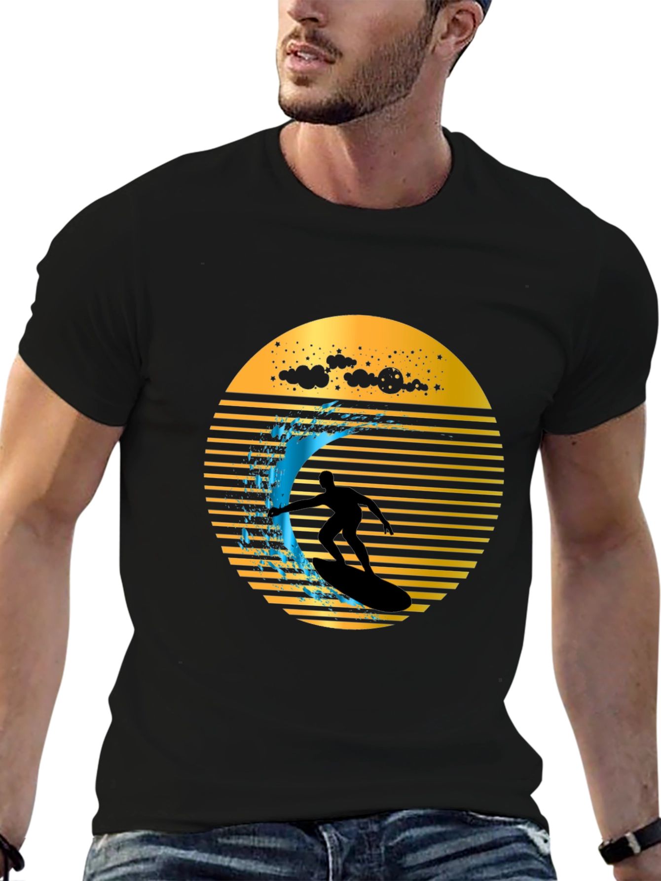 Retro Surfer Graphic Tee