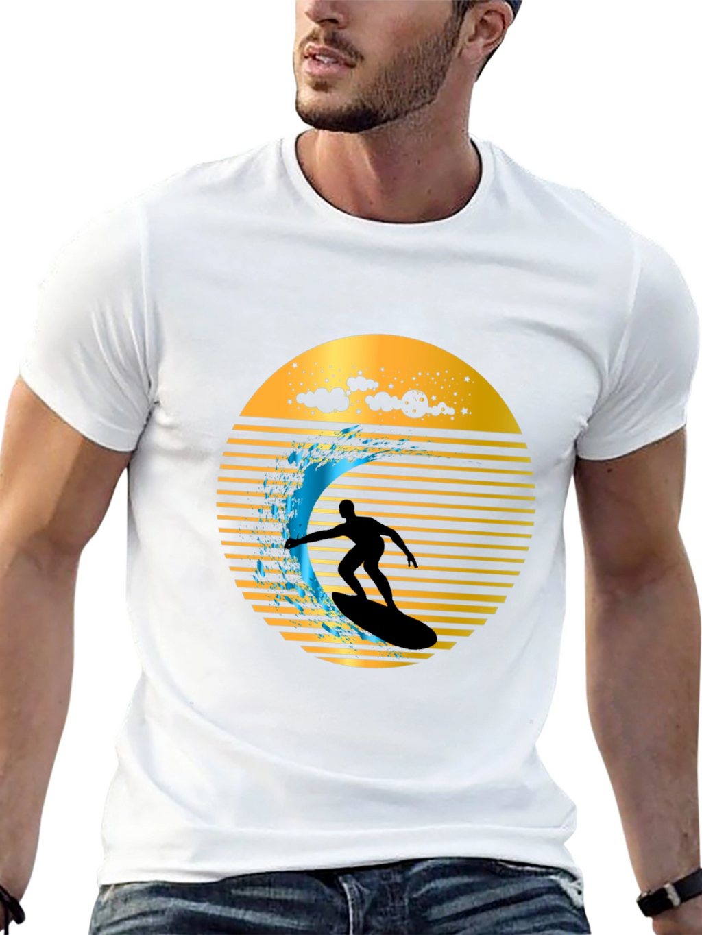 Retro Surfer Graphic Tee