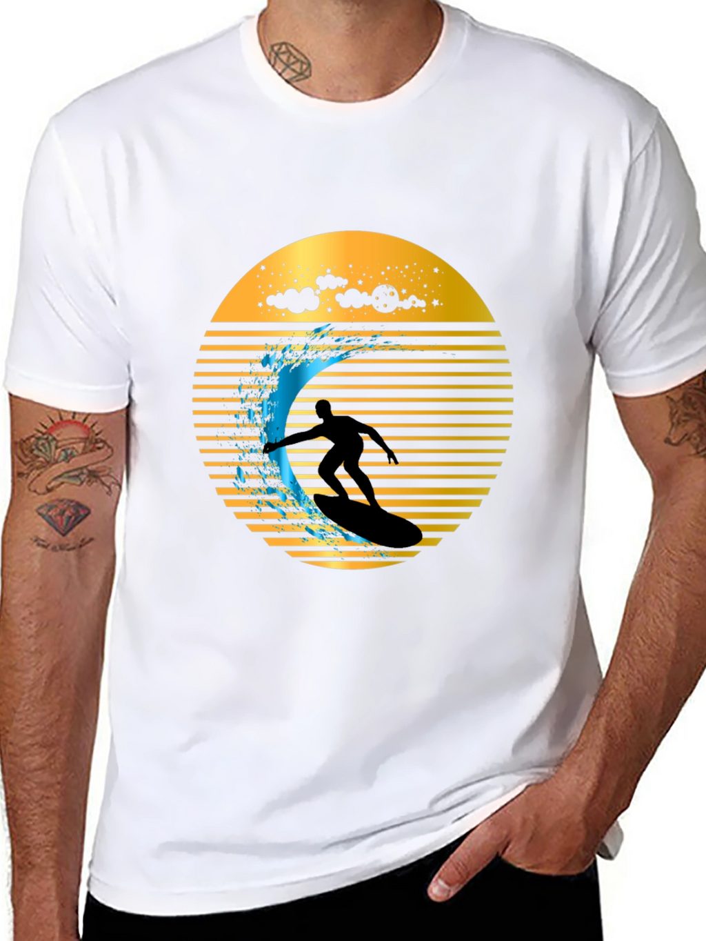 Retro Surfer Graphic Tee