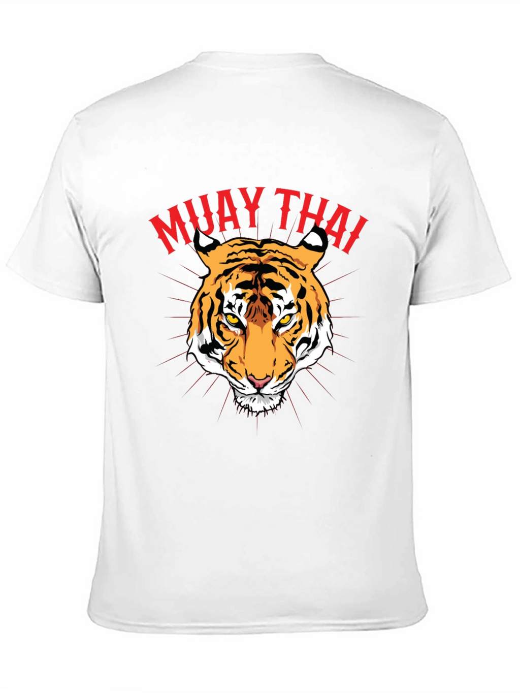 Muay Thai Tiger Graphic Tee - Black