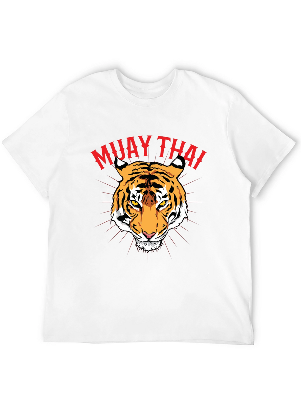 Muay Thai Tiger Graphic Tee - Black