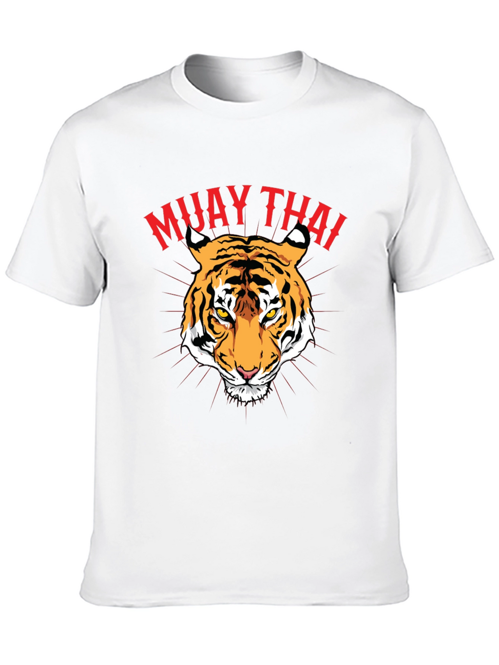 Muay Thai Tiger Graphic Tee - Black