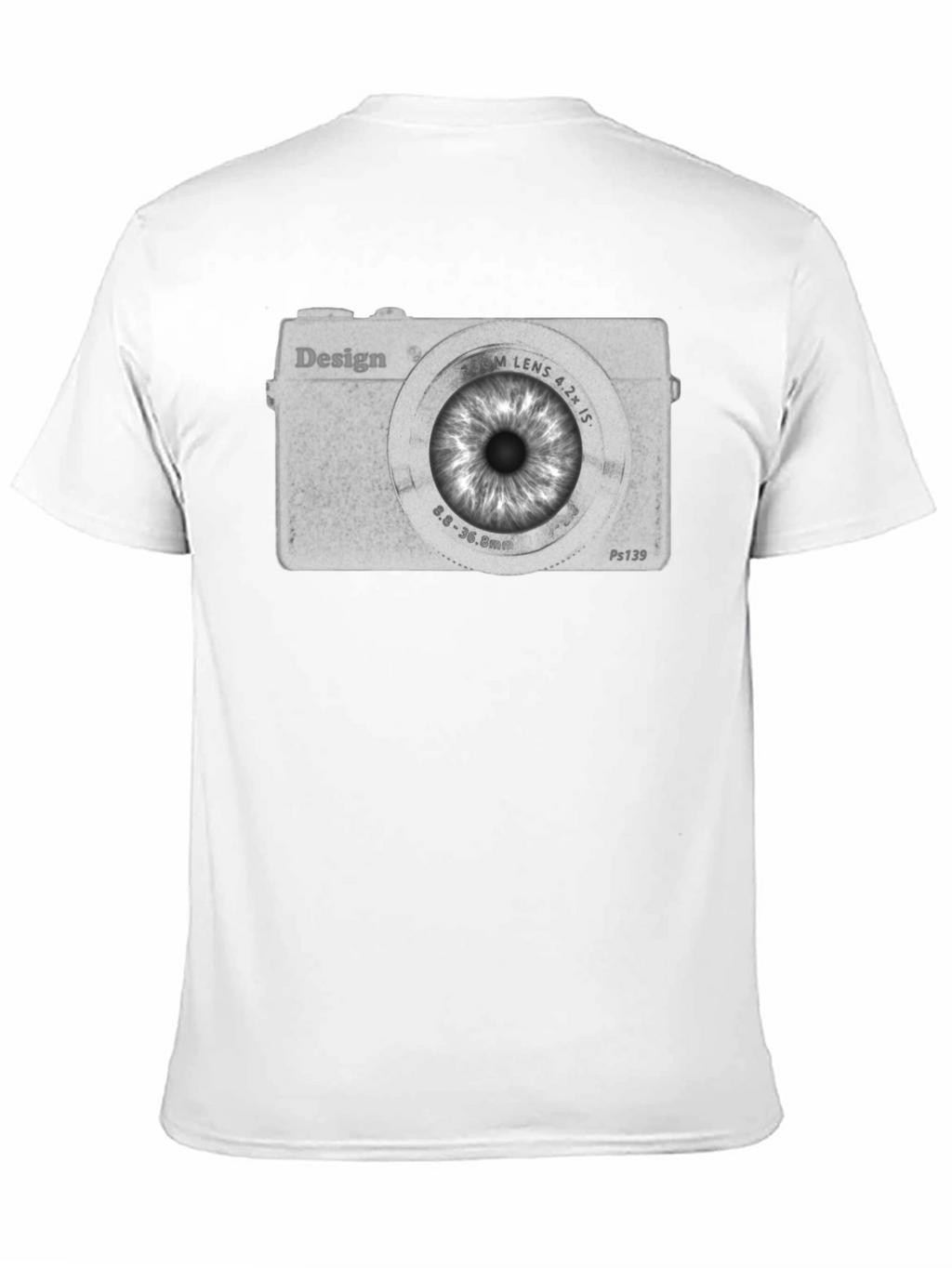 Eye Camera Graphic Tee - Unique Design T-Shirt