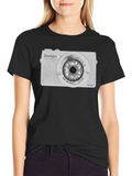 Eye Camera Graphic Tee - Unique Design T-Shirt