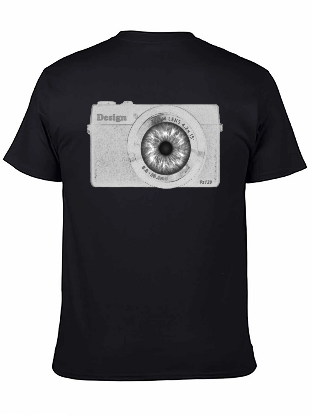 Eye Camera Graphic Tee - Unique Design T-Shirt