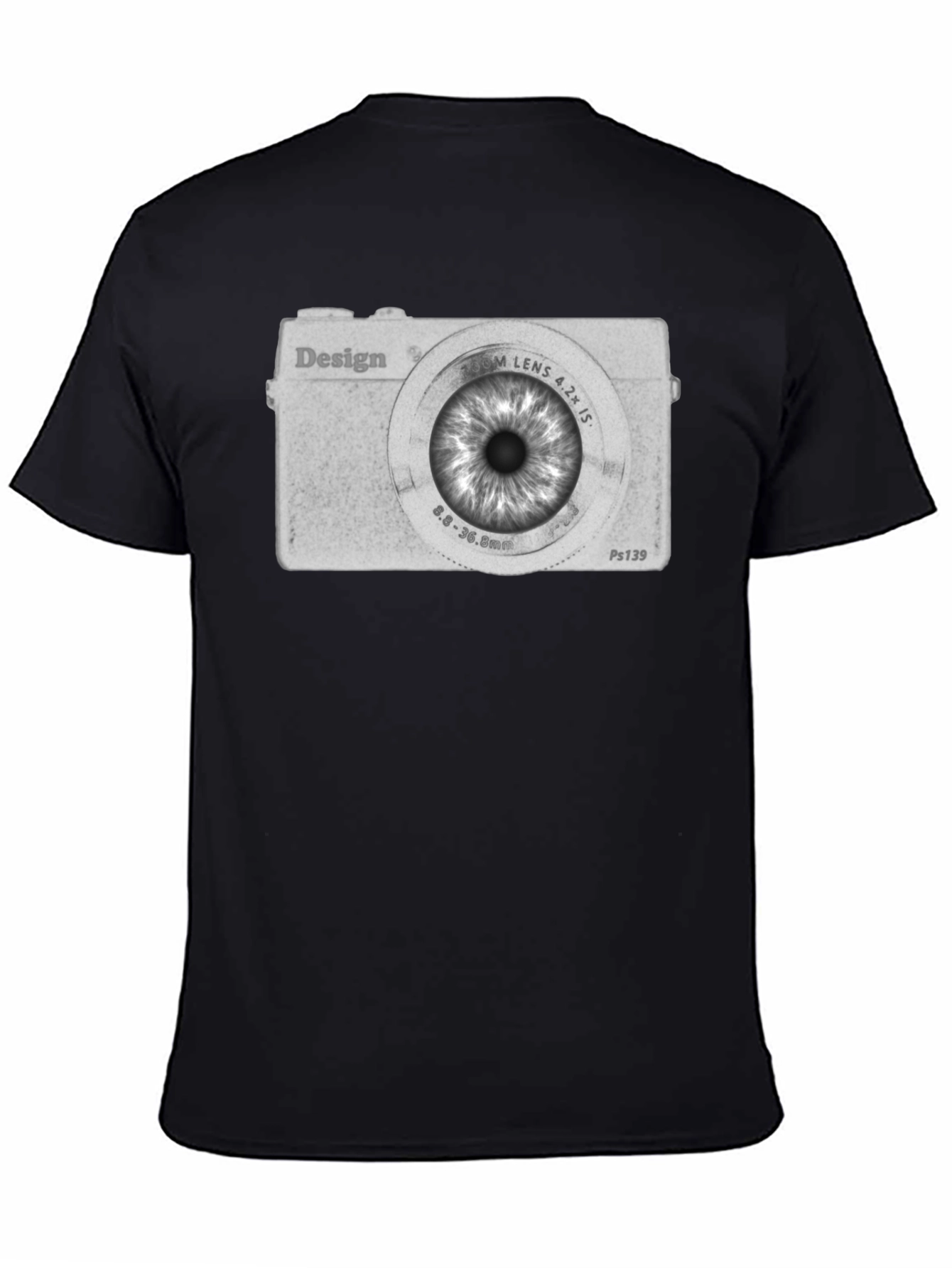 Eye Camera Graphic Tee - Unique Design T-Shirt