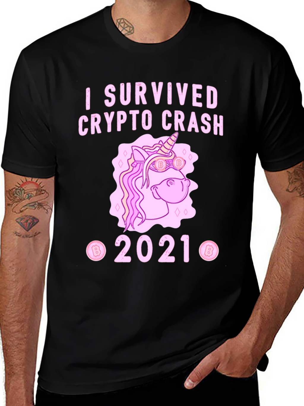 Crypto Crash Survivor 2021 T-Shirt