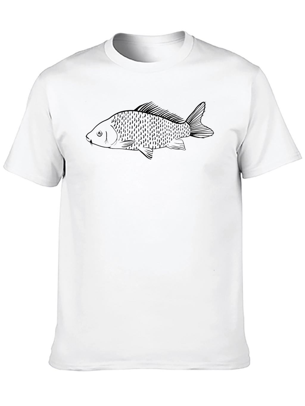Mens Black Fish Graphic T-Shirt