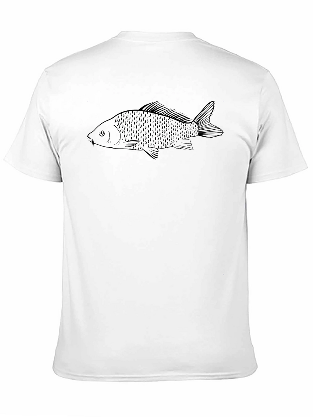 Mens Black Fish Graphic T-Shirt