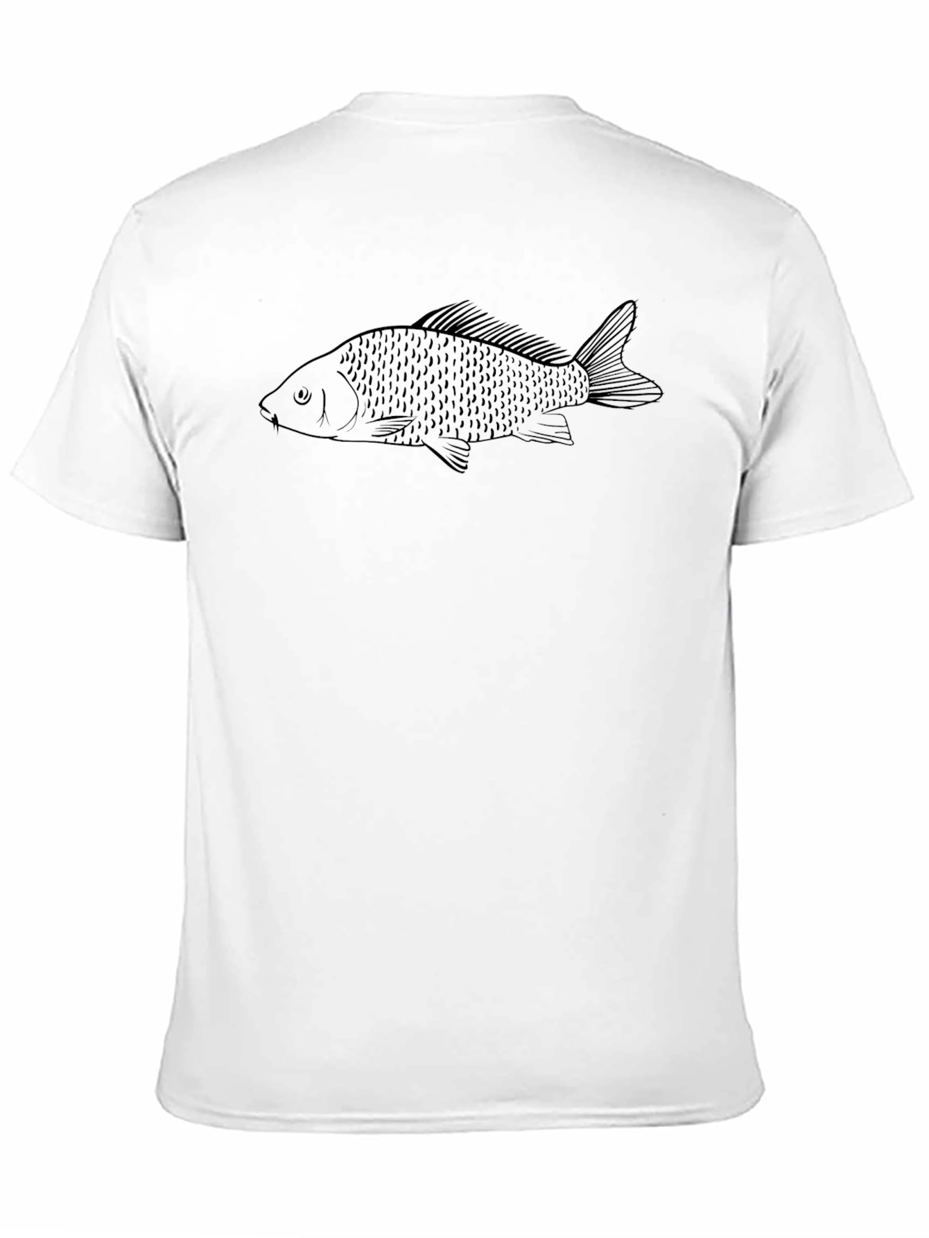 Mens Black Fish Graphic T-Shirt
