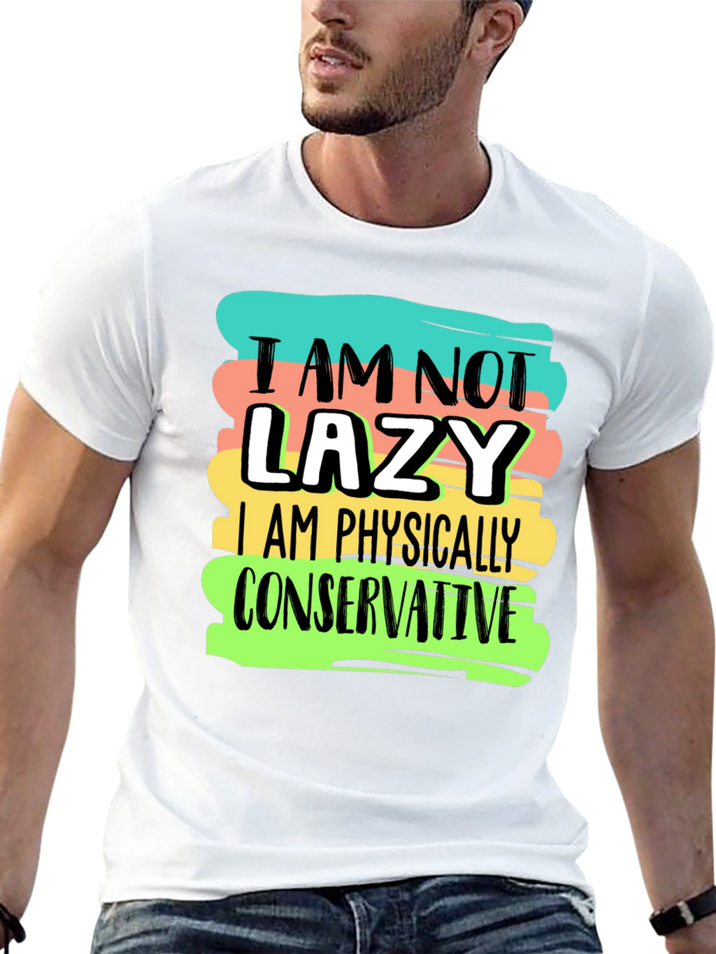 Funny I am not lazy Graphic T-Shirt