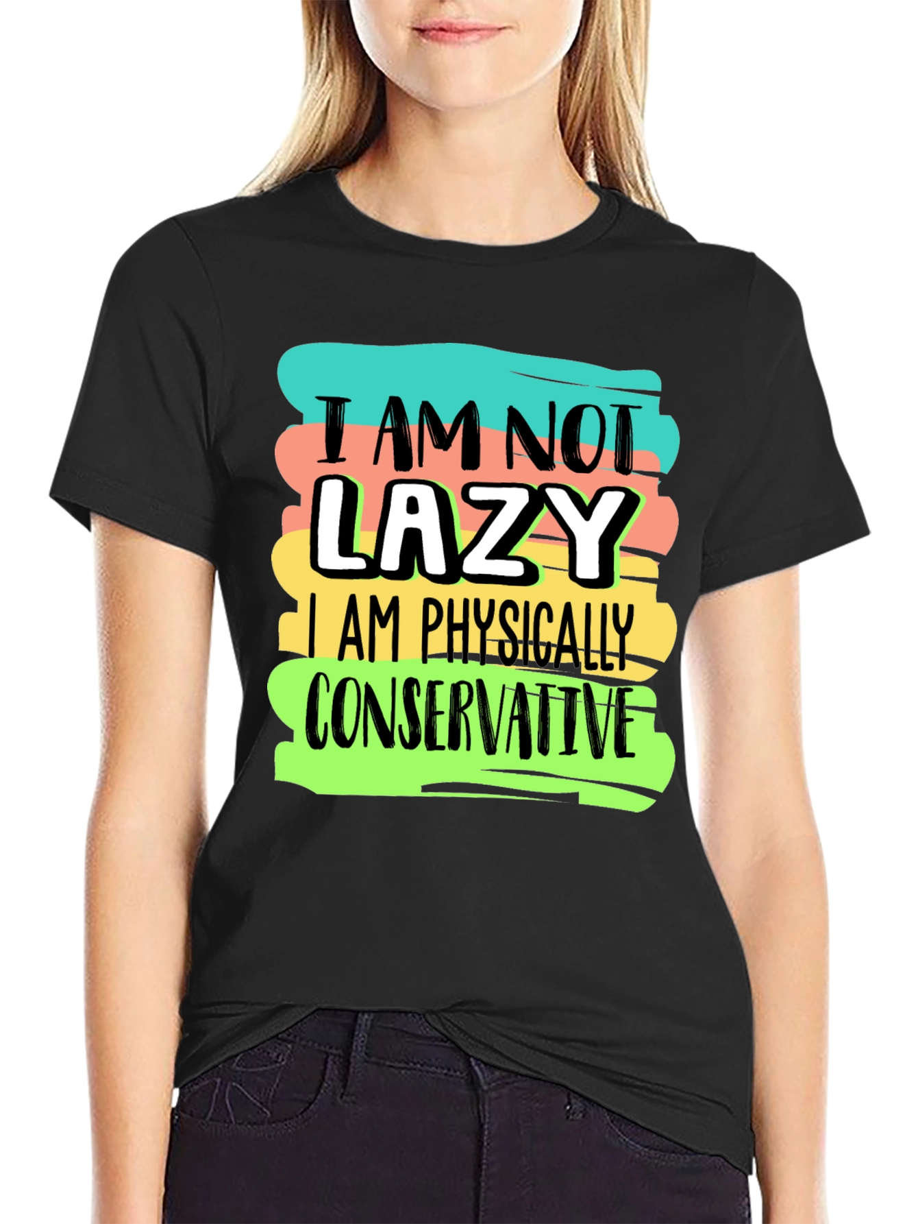 Funny I am not lazy Graphic T-Shirt