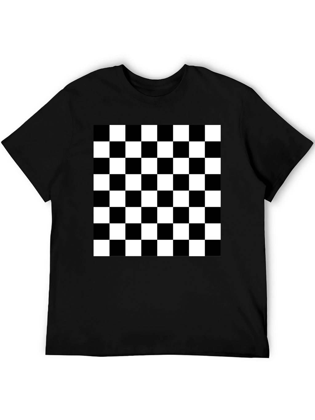 Black and White Checkerboard T-Shirt