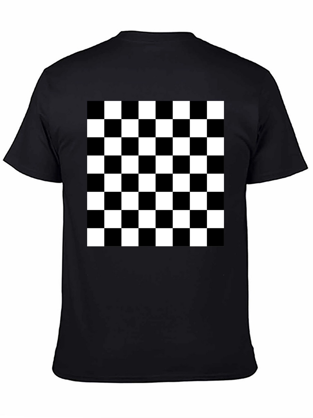 Black and White Checkerboard T-Shirt
