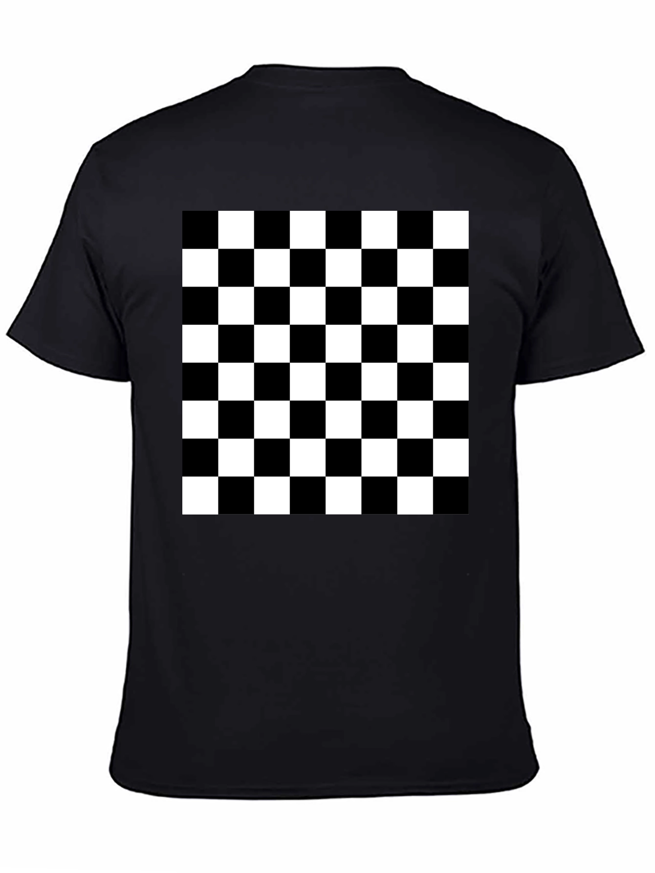 Black and White Checkerboard T-Shirt