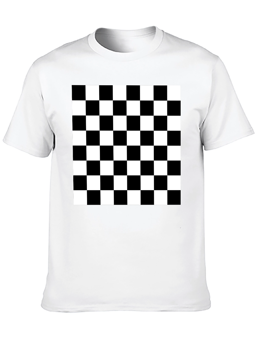Black and White Checkerboard T-Shirt