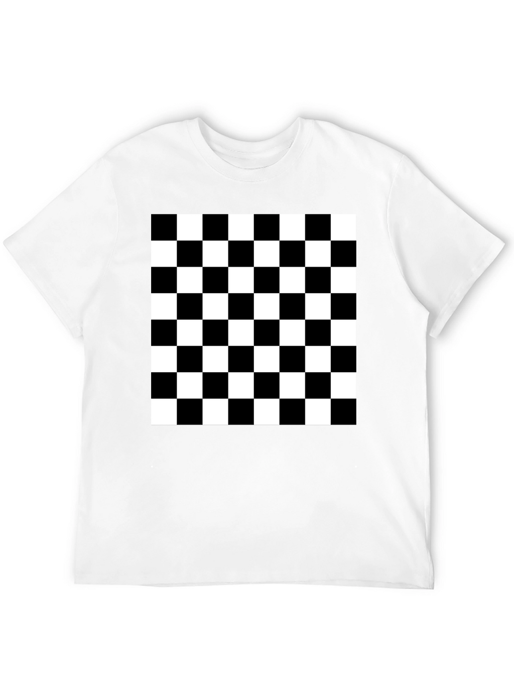 Black and White Checkerboard T-Shirt